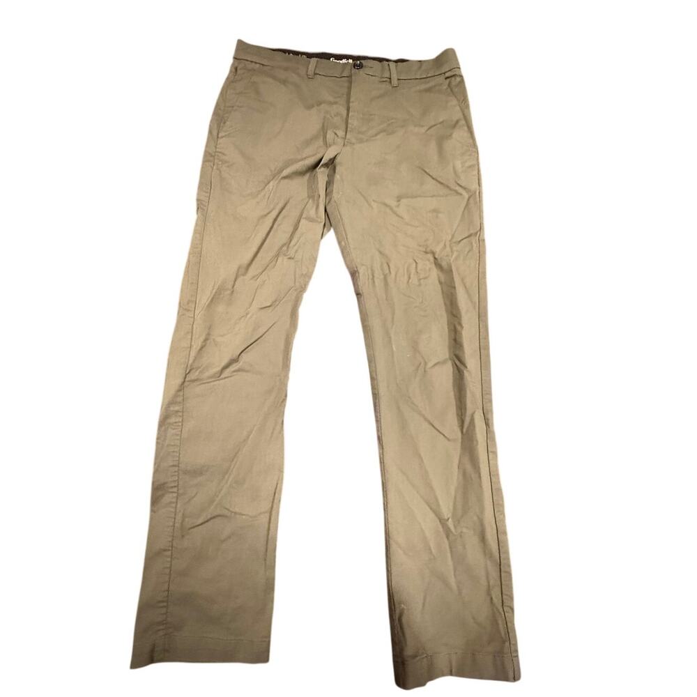 Goodfellow & Co Men's Green Hennepin Tech Slim Fit Chino Pants Size 32x32